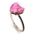Heart Shape Pink Moissanite Ring - Noelle No. 808