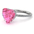Heart Shape Pink Moissanite Ring - Noelle No. 803