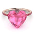 Heart Shape Pink Moissanite Ring - Noelle No. 811