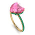 Heart Shape Pink Moissanite Ring - Noelle No. 804 image 3