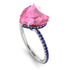 Heart Shape Pink Moissanite Ring - Noelle No. 815 image 3