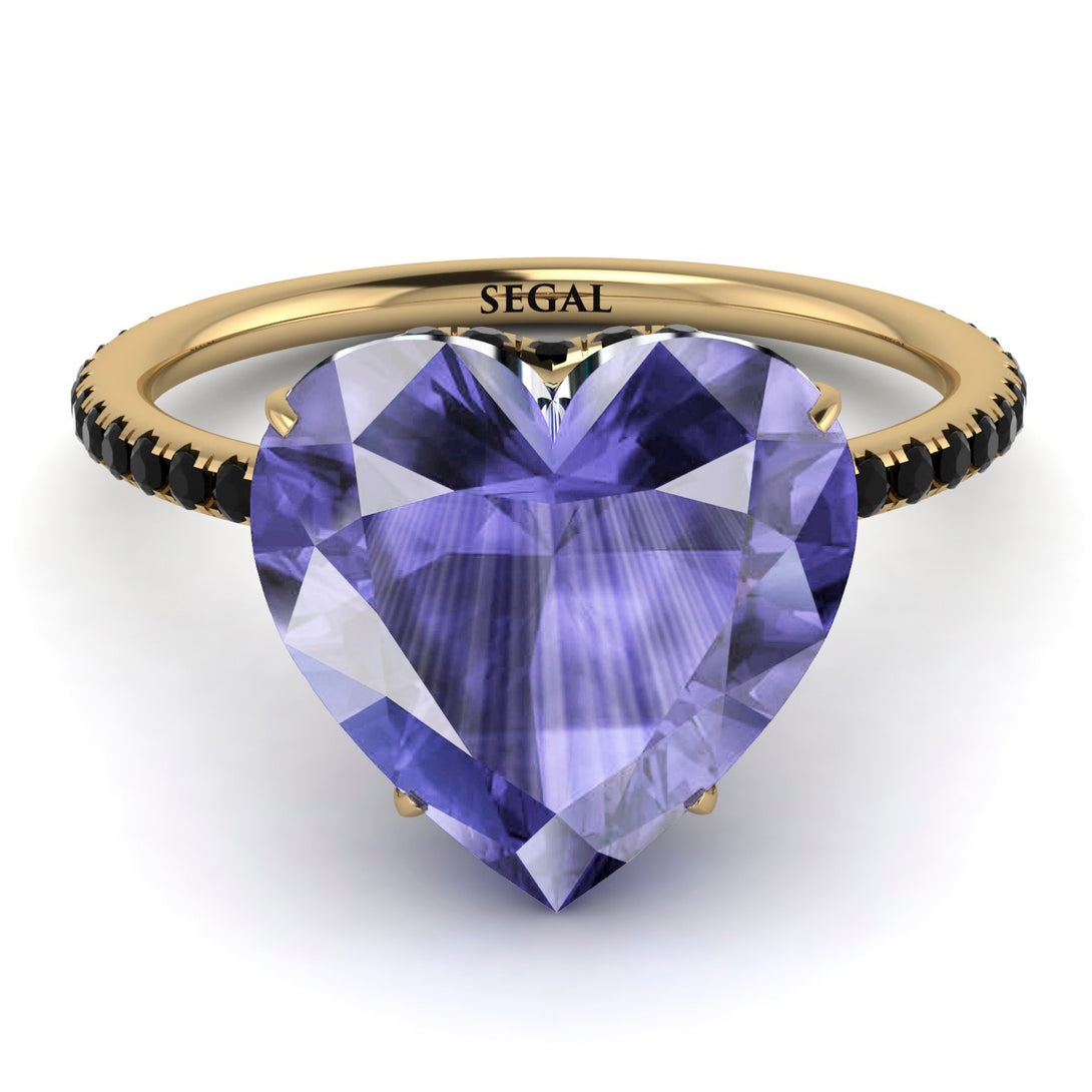 Heart Shape Tanzanite Ring - Noelle No. 207