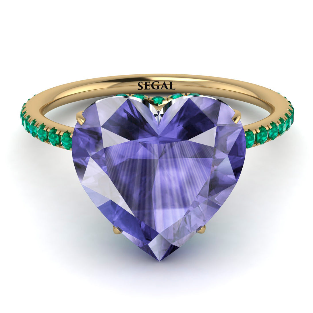 Heart Shape Tanzanite Ring - Noelle No. 204