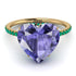 Heart Shape Tanzanite Ring - Noelle No. 204