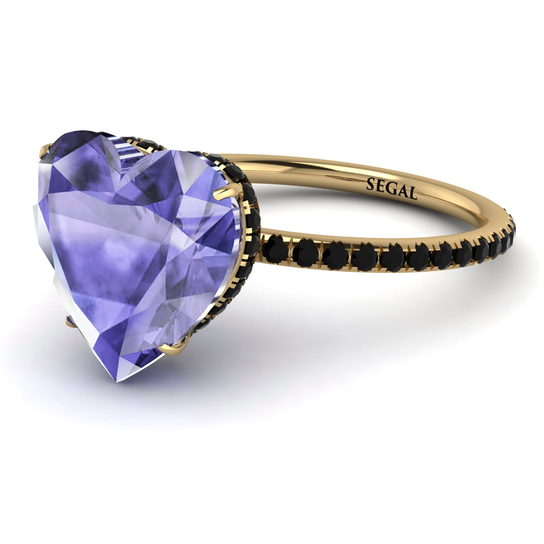 Heart Shape Tanzanite Ring - Noelle No. 207