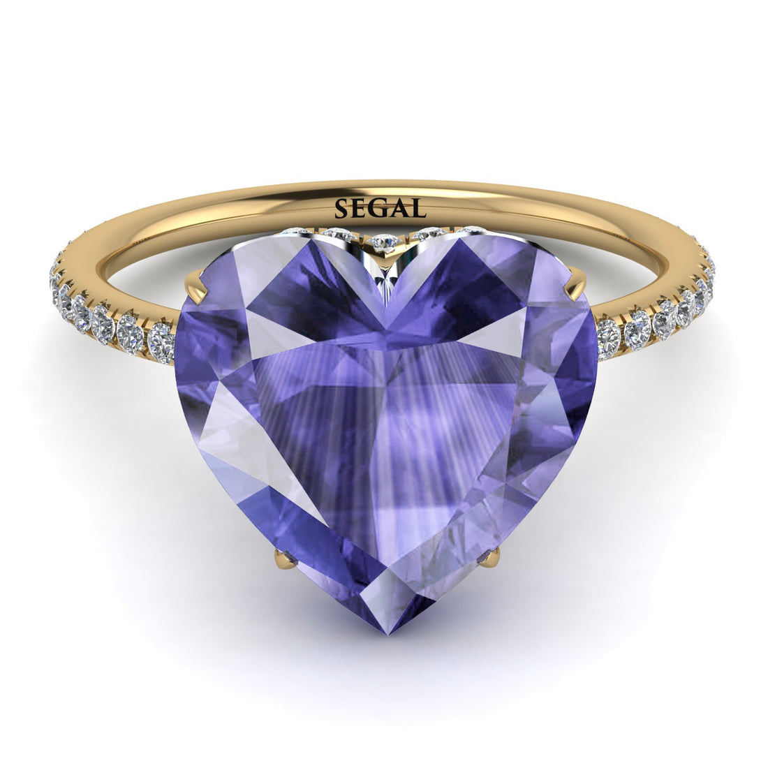 Heart Shape Tanzanite Ring - Noelle No. 201