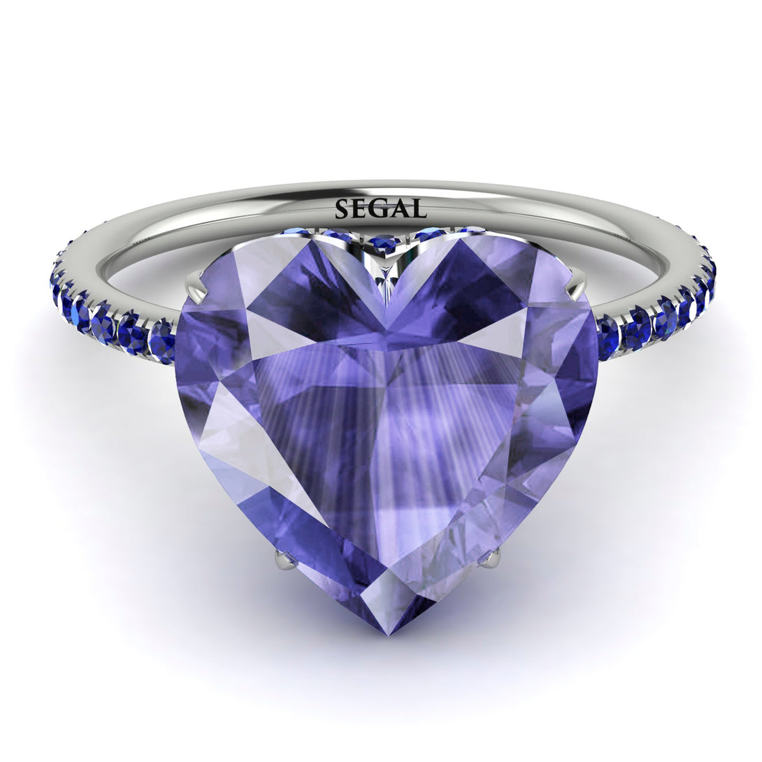 Heart Shape Tanzanite Ring - Noelle No. 215