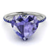 Heart Shape Tanzanite Ring - Noelle No. 215