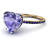 Heart Shape Tanzanite Ring - Noelle No. 213