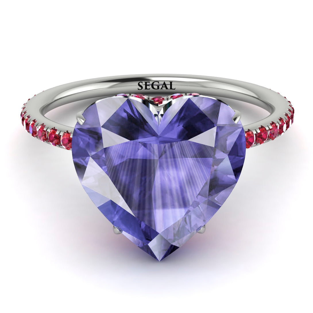 Heart Shape Tanzanite Ring - Noelle No. 212