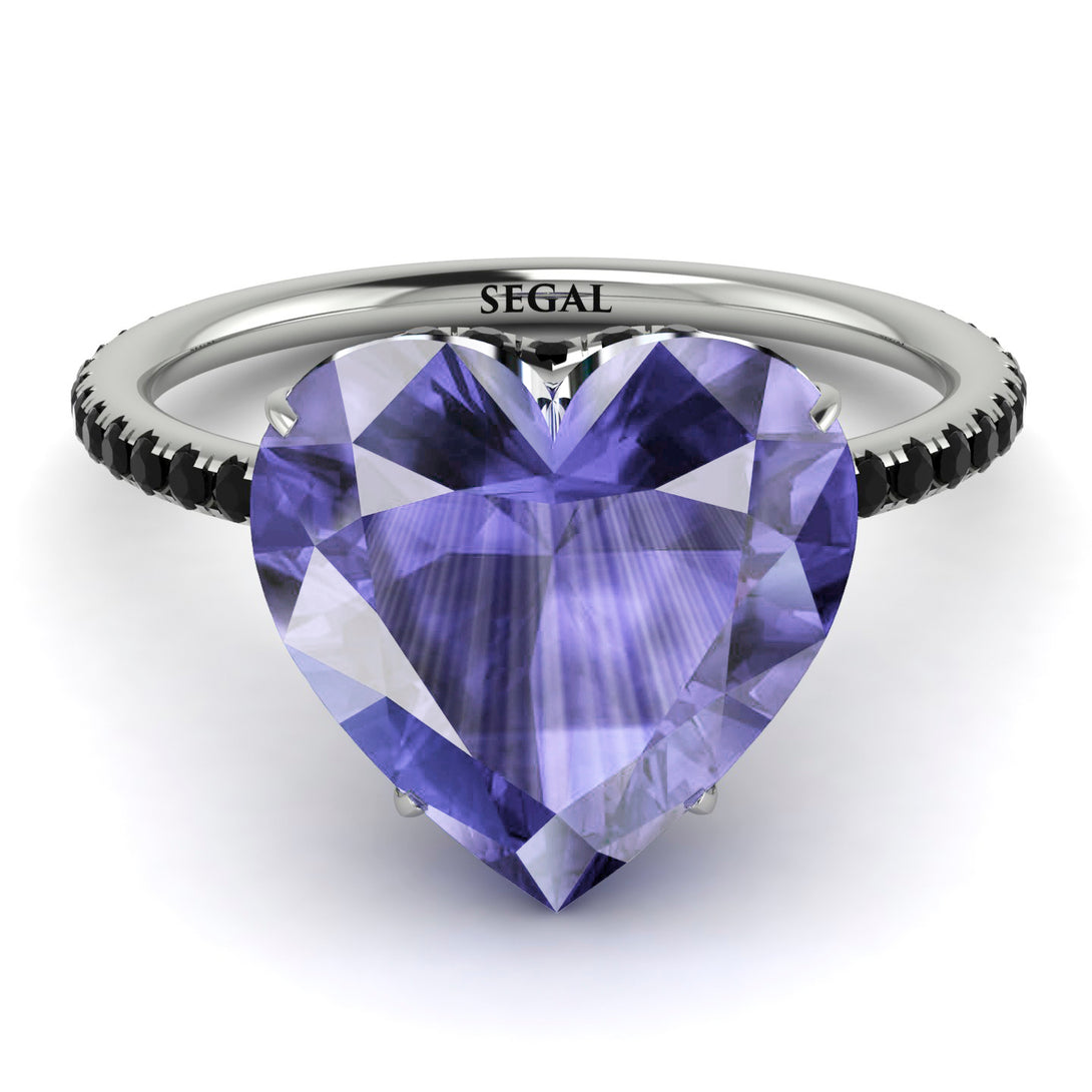 Heart Shape Tanzanite Ring - Noelle No. 209
