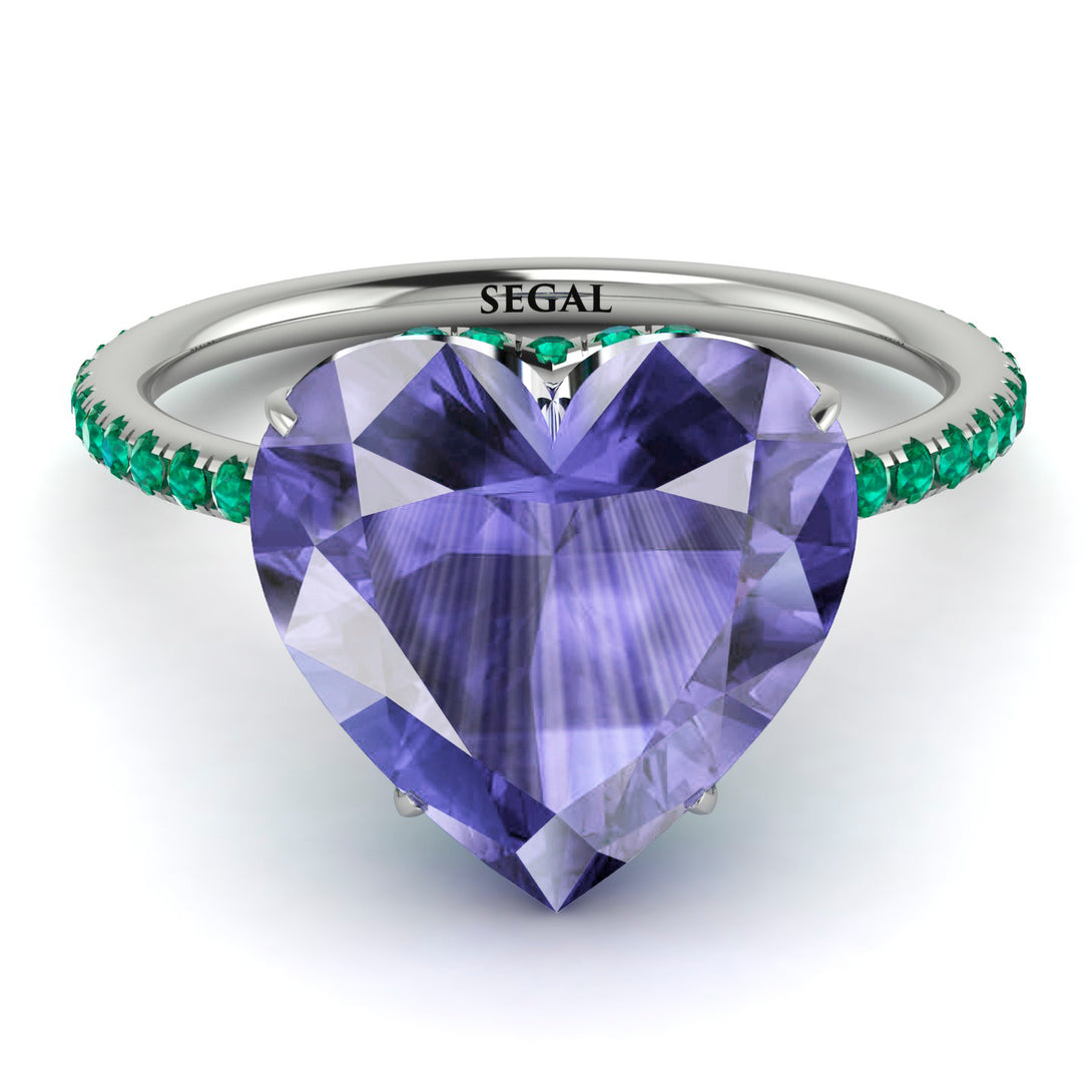 Heart Shape Tanzanite Ring - Noelle No. 206
