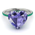 Heart Shape Tanzanite Ring - Noelle No. 206