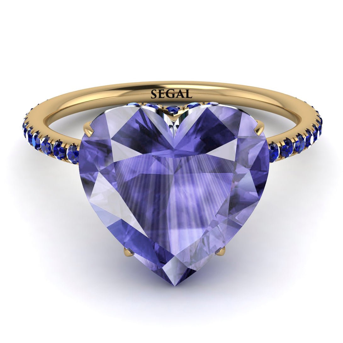 Heart Shape Tanzanite Ring - Noelle No. 213