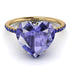Heart Shape Tanzanite Ring - Noelle No. 213