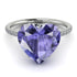 Heart Shape Tanzanite Ring - Noelle No. 203
