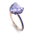 Heart Shape Tanzanite Ring - Noelle No. 214