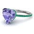 Heart Shape Tanzanite Ring - Noelle No. 206