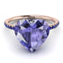 Heart Shape Tanzanite Ring - Noelle No. 214