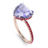 Heart Shape Tanzanite Ring - Noelle No. 211