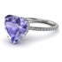 Heart Shape Tanzanite Ring - Noelle No. 203