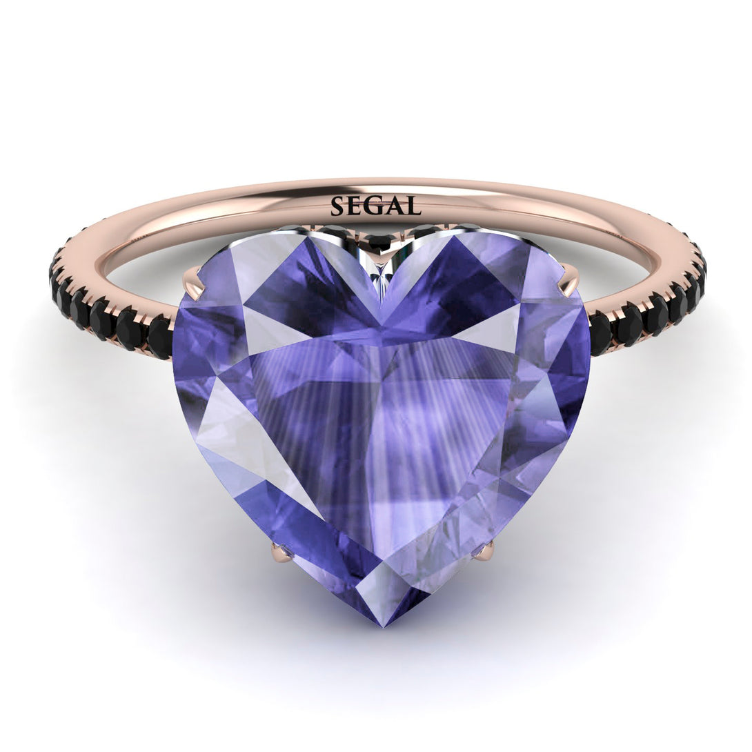 Heart Shape Tanzanite Ring - Noelle No. 208