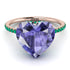 Heart Shape Tanzanite Ring - Noelle No. 205