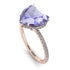 Heart Shape Tanzanite Ring - Noelle No. 202