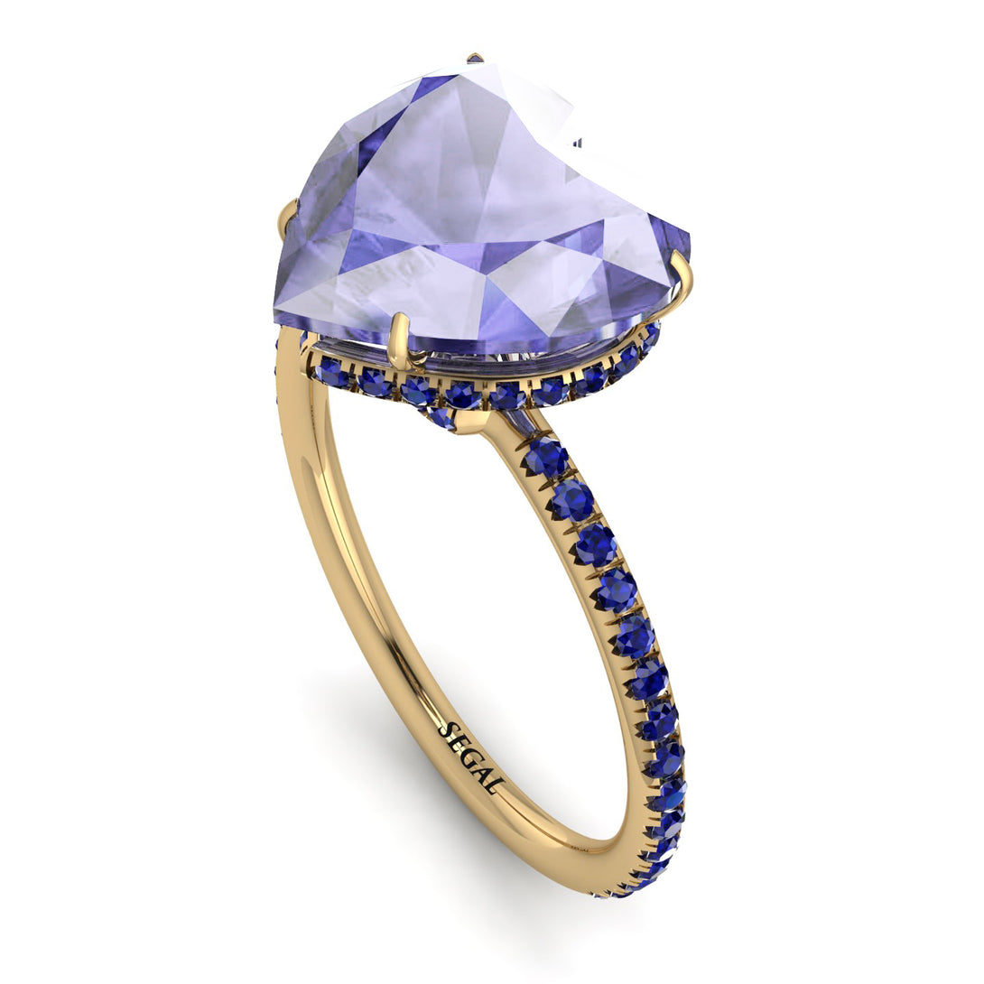 Heart Shape Tanzanite Ring - Noelle No. 213
