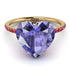 Heart Shape Tanzanite Ring - Noelle No. 210