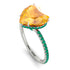 Heart Shape Yellow Diamond Ring - Noelle No. 1006