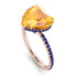 Heart Shape Yellow Diamond Ring - Noelle No. 1014 image 3
