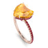 Heart Shape Yellow Diamond Ring - Noelle No. 1011 image 3