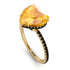 Heart Shape Yellow Diamond Ring - Noelle No. 1007