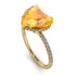 Heart Shape Yellow Diamond Ring - Noelle No. 1001 image 3