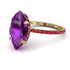Hidden Halo Marquise Amethyst Engagement Ring - Journey No. 310 image 1