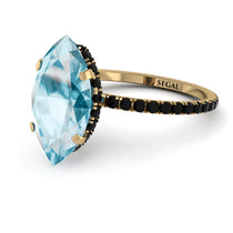Hidden Halo Marquise Aquamarine Engagement Ring - Journey No. 407 image 1