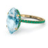 Hidden Halo Marquise Aquamarine Engagement Ring - Journey No. 404 image 1