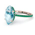 Hidden Halo Marquise Aquamarine Engagement Ring - Journey No. 405 image 1