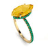 Hidden Halo Marquise Citrine Engagement Ring - Journey No. 604 image 3