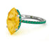 Hidden Halo Marquise Citrine Engagement Ring - Journey No. 606 image 1