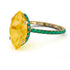 Hidden Halo Marquise Citrine Engagement Ring - Journey No. 604 image 1