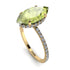Hidden Halo Marquise Peridot Engagement Ring - Journey No. 701 image 3