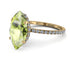 Hidden Halo Marquise Peridot Engagement Ring - Journey No. 701 image 1