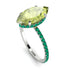 Hidden Halo Marquise Peridot Engagement Ring - Journey No. 706 image 3