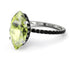 Hidden Halo Marquise Peridot Engagement Ring - Journey No. 709