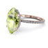Hidden Halo Marquise Peridot Engagement Ring - Journey No. 702 image 1