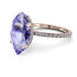Hidden Halo Marquise Tanzanite Engagement Ring - Journey No. 202