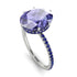 Hidden Halo Oval Tanzanite Engagement Ring - Gemma No. 215 image 2