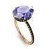 Hidden Halo Oval Tanzanite Engagement Ring - Gemma No. 207 image 2